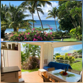 Appartement rez-de-chaussée de villa à 1 minute de la plage